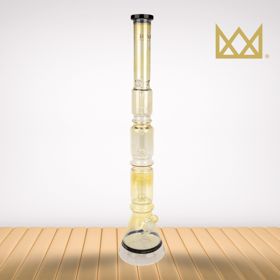 Gear Premium 7mm triple Bell Perc Tuxedo Sultan Beaker Bong 32" Steinbach Vape SuperStore and Bong Shop Manitoba Canada