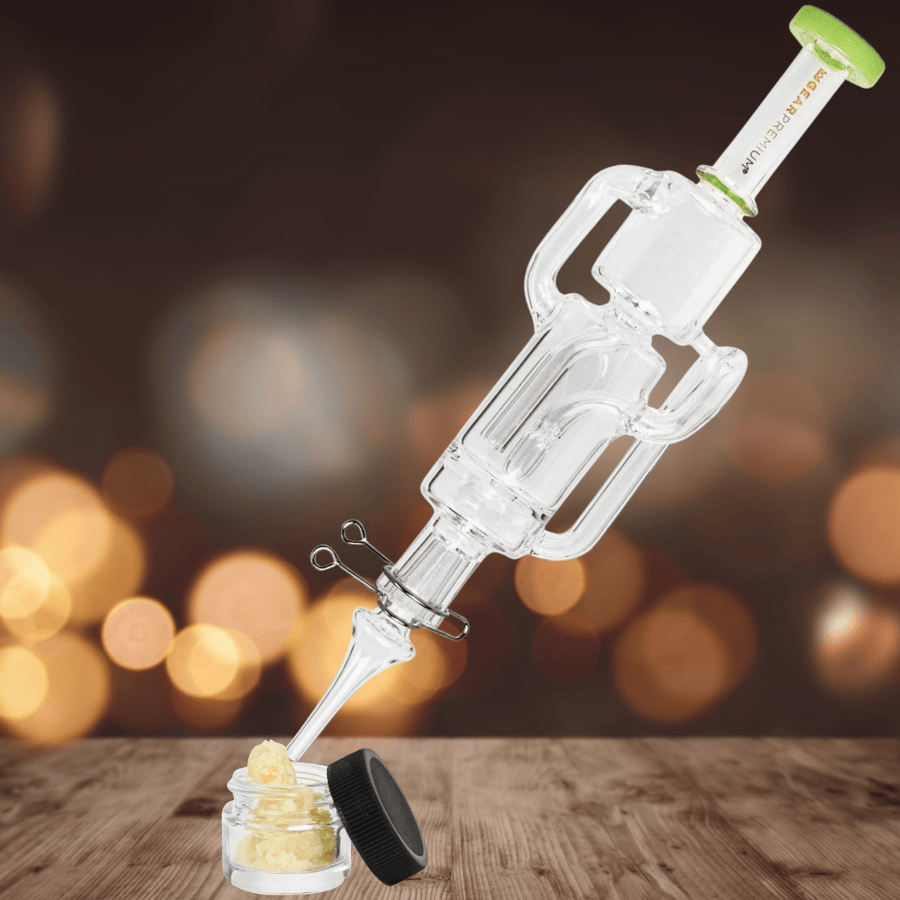 Gear premium Dabmolisher Nectar Collector 7.5" Green Steinbach Vape SuperStore and Bong Shop Manitoba Canada