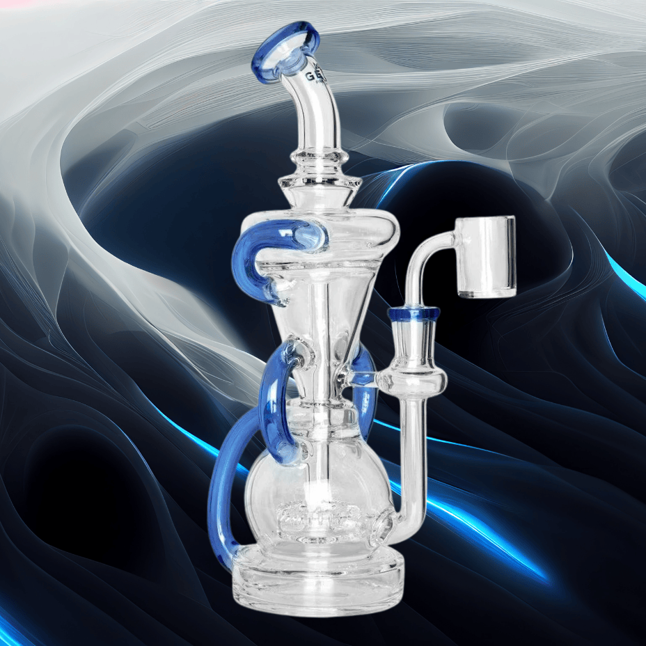 Gear Premium Glide Triple Uptake Recycler Dab Rig 10" Steinbach Vape SuperStore and Bong Shop Manitoba Canada