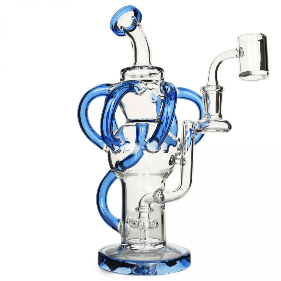 Gear Premium Kraken Concentrate Recycler Rig-10.5" Periwinkle Steinbach Vape SuperStore and Bong Shop Manitoba Canada