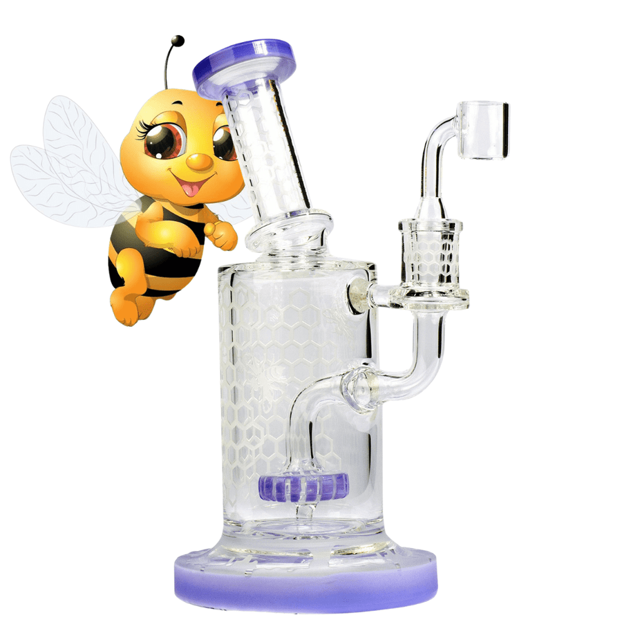 Gear Premium Swarm Concentrate Bubbler 8.5" 8.5" / Purple Slyme Steinbach Vape SuperStore and Bong Shop Manitoba Canada