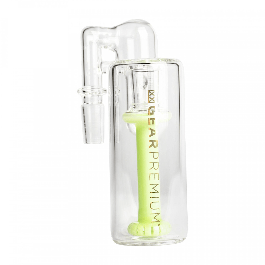 Gear Recycler Ash Catcher 14mm 90- Degree 90 Degree / Lime Green Steinbach Vape SuperStore and Bong Shop Manitoba Canada