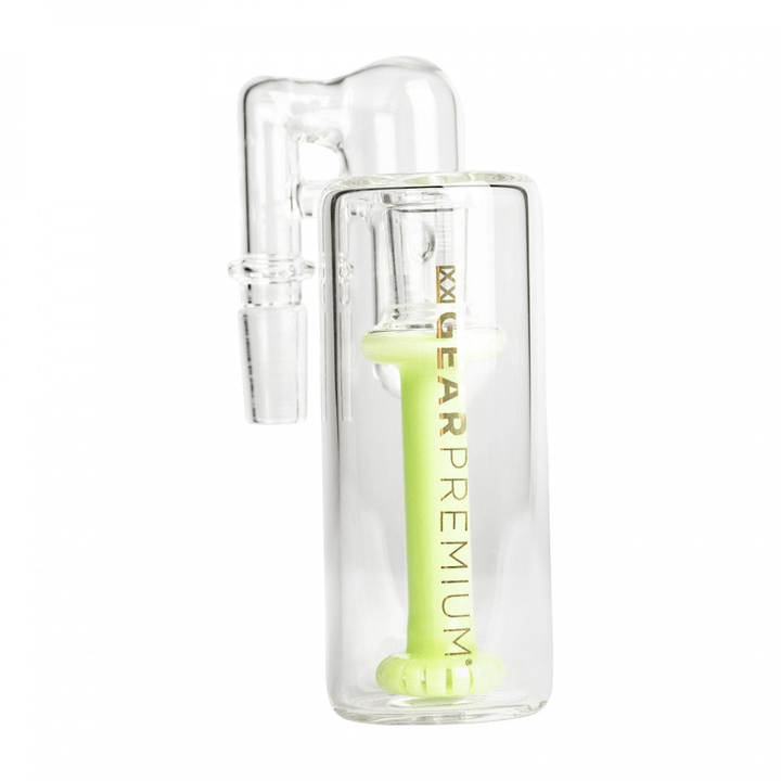 Gear Recycler Ash Catcher 14mm 90- Degree 90 Degree / Lime Green Steinbach Vape SuperStore and Bong Shop Manitoba Canada