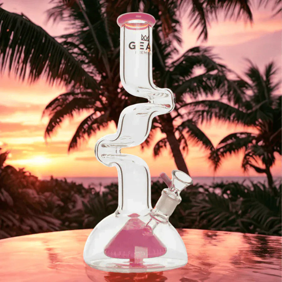 Gear Zorro 2-Arm Beaker w/Perc-12" Pink Slyme Steinbach Vape SuperStore and Bong Shop Manitoba Canada
