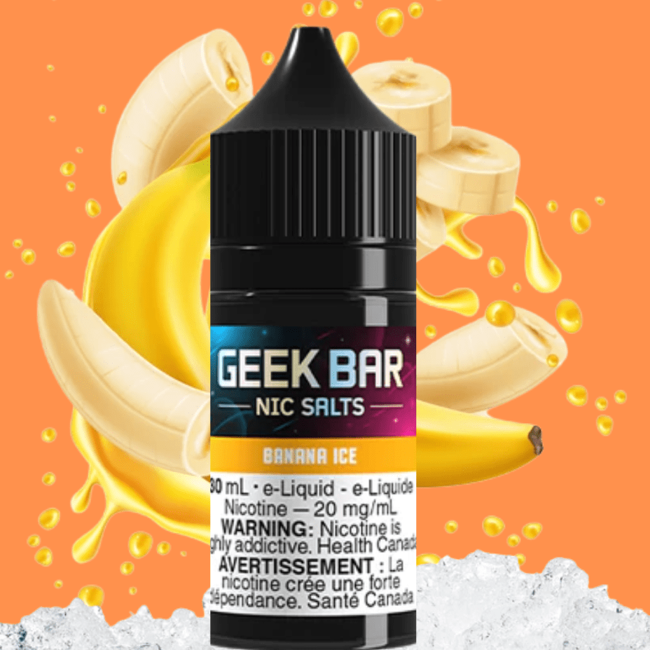 Geek Bar Nic Salt-Banana Ice Steinbach Vape SuperStore and Bong Shop Manitoba Canada