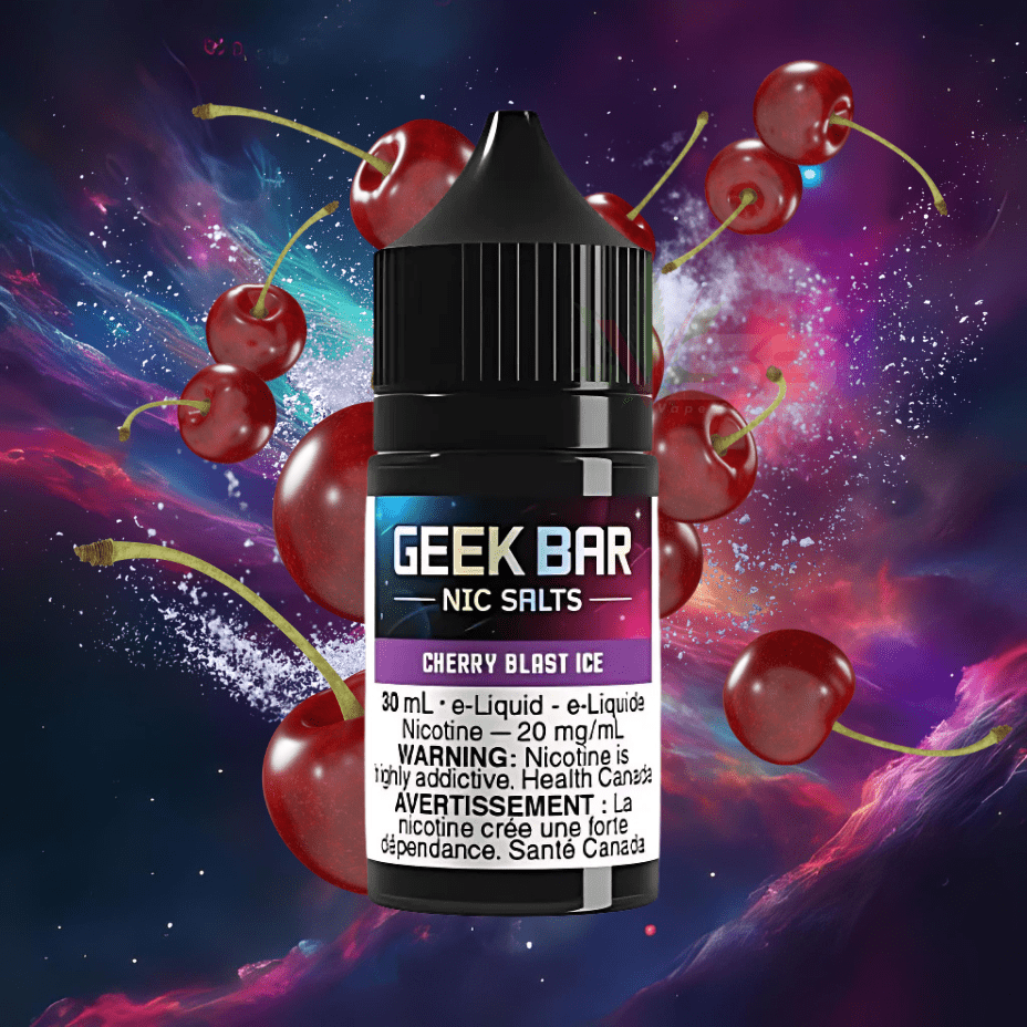 Cherry Blast Ice By Geek Bar Nic Salt Steinbach Vape SuperStore and Bong Shop Manitoba Canada