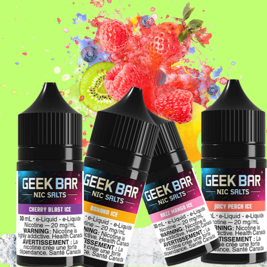 Geek Bar Nic Salt-Cherry Blast Ice Steinbach Vape SuperStore and Bong Shop Manitoba Canada