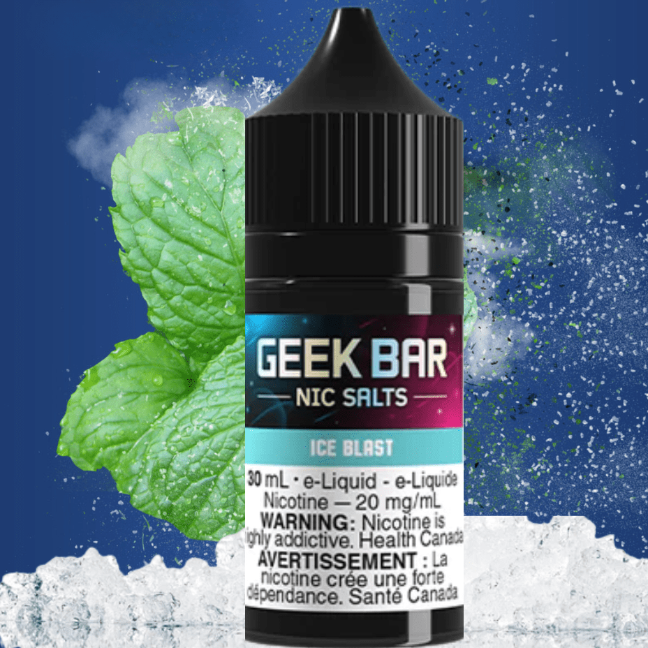 Geek Bar Nic Salt-Ice Blast Steinbach Vape SuperStore and Bong Shop Manitoba Canada