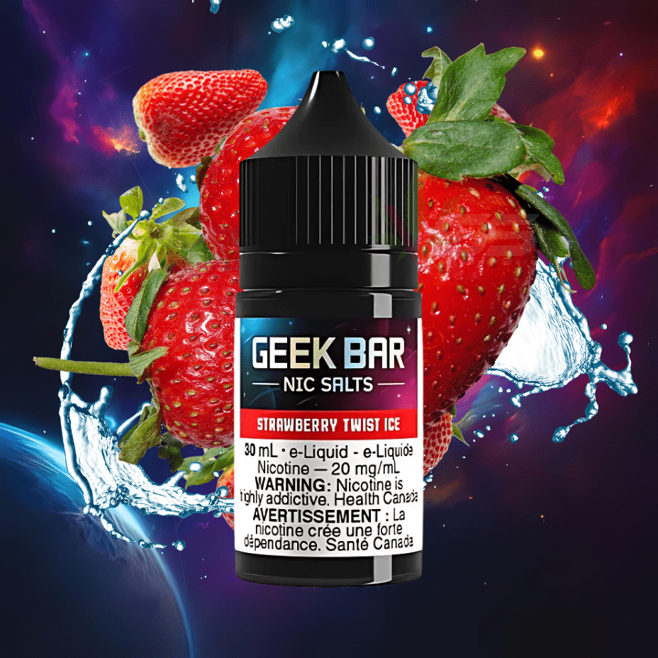 Strawberry Twist Ice By Geek Bar Nic Salt Steinbach Vape SuperStore and Bong Shop Manitoba Canada