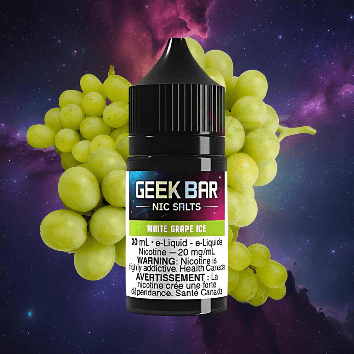 White Grape Ice By Geek Bar Nic Salt Steinbach Vape SuperStore and Bong Shop Manitoba Canada