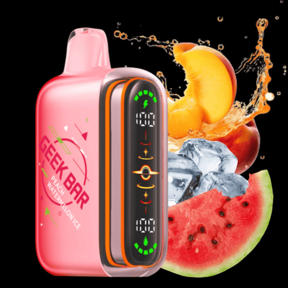 Geek Bar Pulse 2 80K Disposable Vape - Peach Watermelon Ice 80K / 20mg Steinbach Vape SuperStore and Bong Shop Manitoba Canada