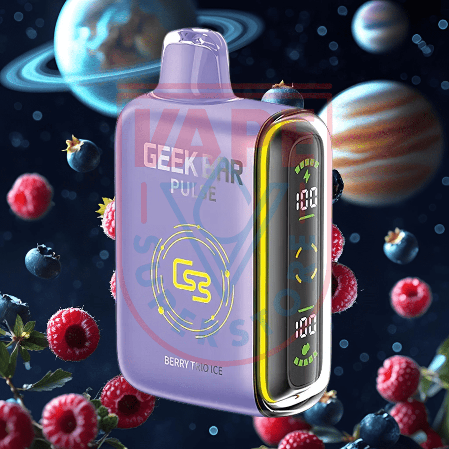 Geek Bar Pulse 9000 Disposable Vape-Berry Trio Ice 20mg / 9000 Puffs Steinbach Vape SuperStore and Bong Shop Manitoba Canada
