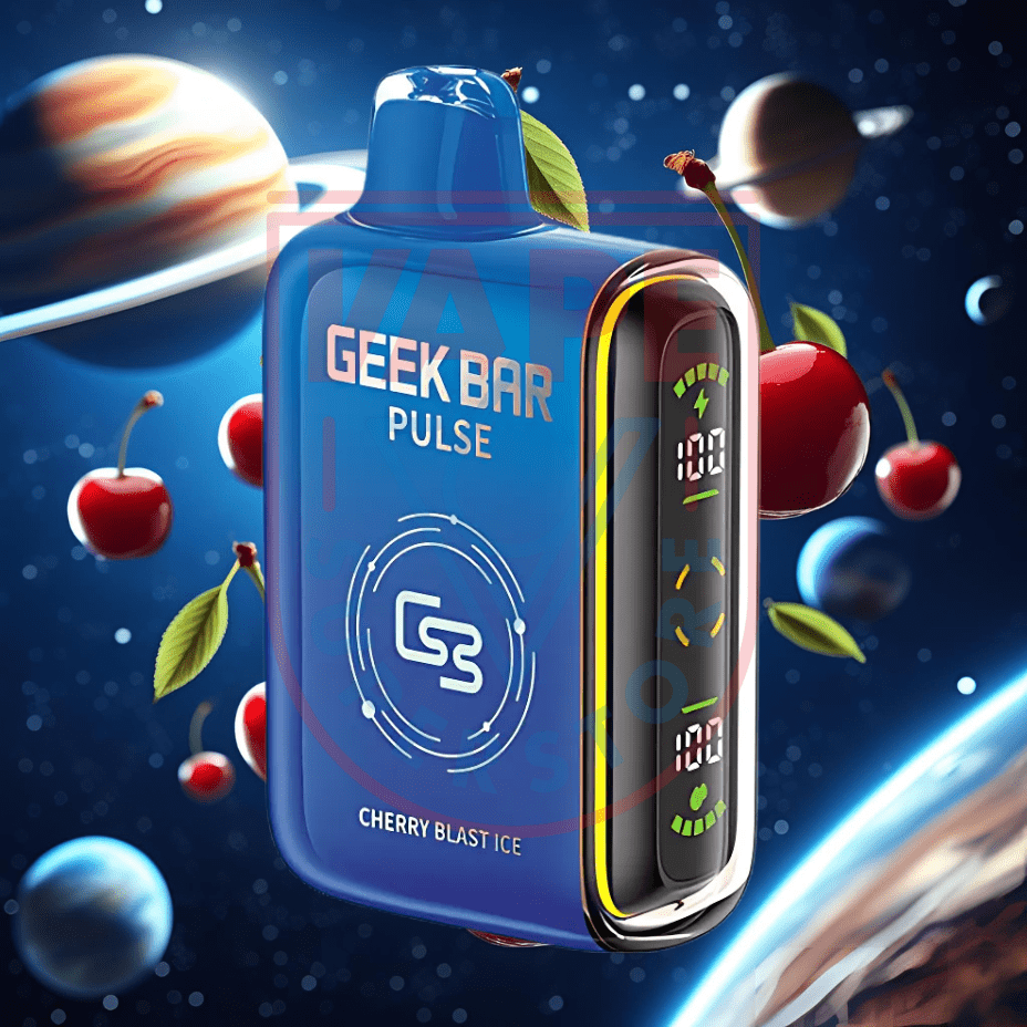 Geek Bar Pulse 9000 Disposable Vape - Cherry Blast Ice 9000 Puffs / 20mg Steinbach Vape SuperStore and Bong Shop Manitoba Canada
