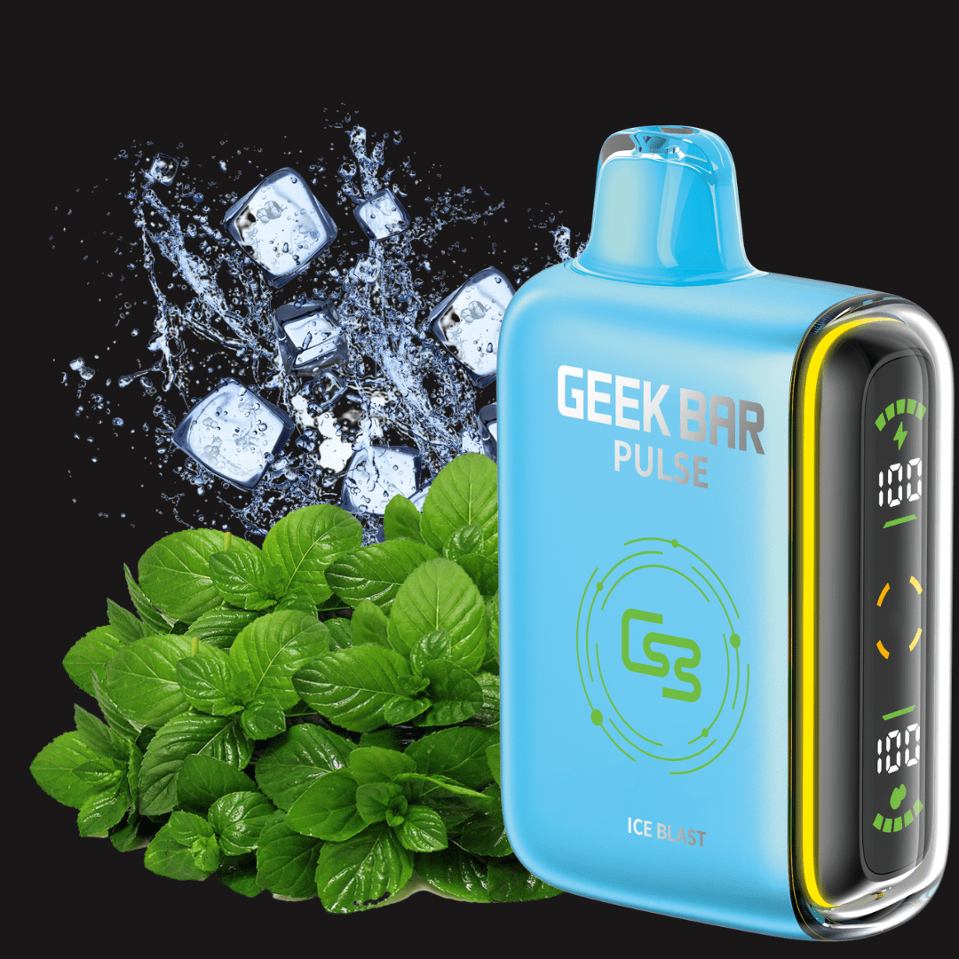 Geek Bar Pulse 9000 Disposable Vape-Ice Blast 20mg / 9000 Puffs Steinbach Vape SuperStore and Bong Shop Manitoba Canada