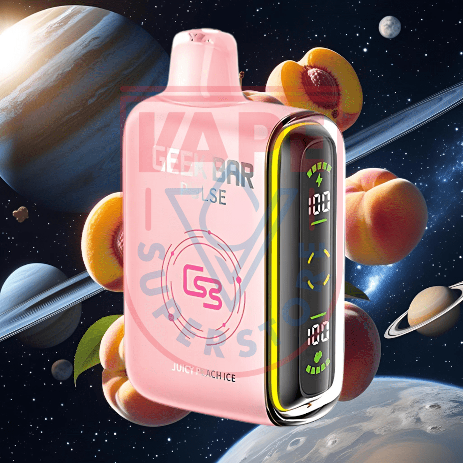Geek Bar Pulse 9000 Disposable Vape-Juicy Peach Ice 20mg / 9000 Puffs Steinbach Vape SuperStore and Bong Shop Manitoba Canada