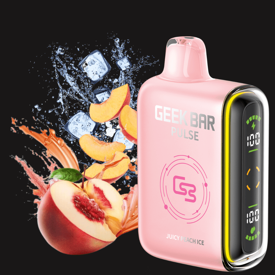 Geek Bar Pulse 9000 Disposable Vape-Juicy Peach Ice 20mg / 9000 Puffs Steinbach Vape SuperStore and Bong Shop Manitoba Canada