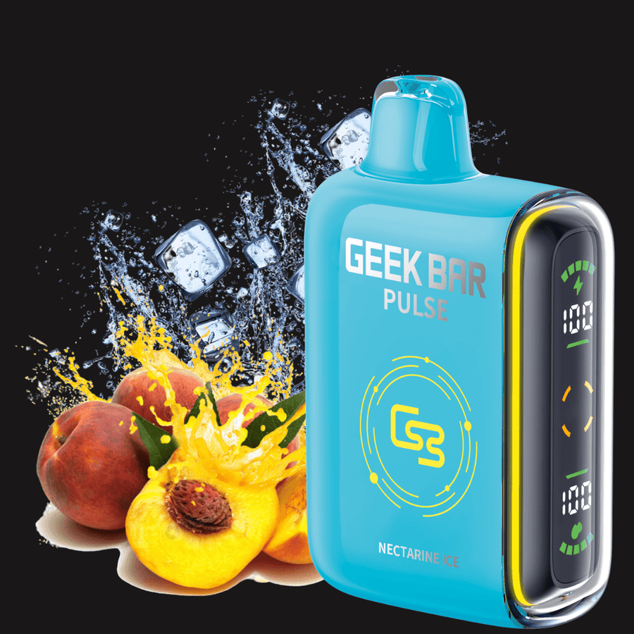 Geek Bar Pulse 9000 Disposable Vape-Nectarine Ice 20mg / 9000 Puffs Steinbach Vape SuperStore and Bong Shop Manitoba Canada