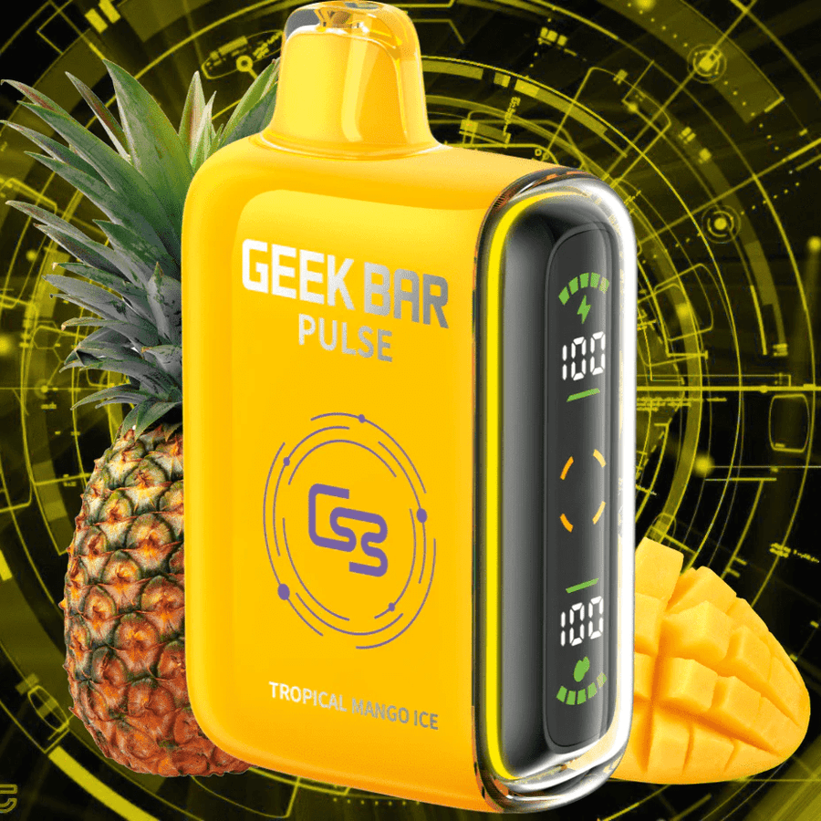 Geek Bar Pulse 9000 Disposable Vape - Pineapple Ice 9000 Puffs / 20mg Steinbach Vape SuperStore and Bong Shop Manitoba Canada