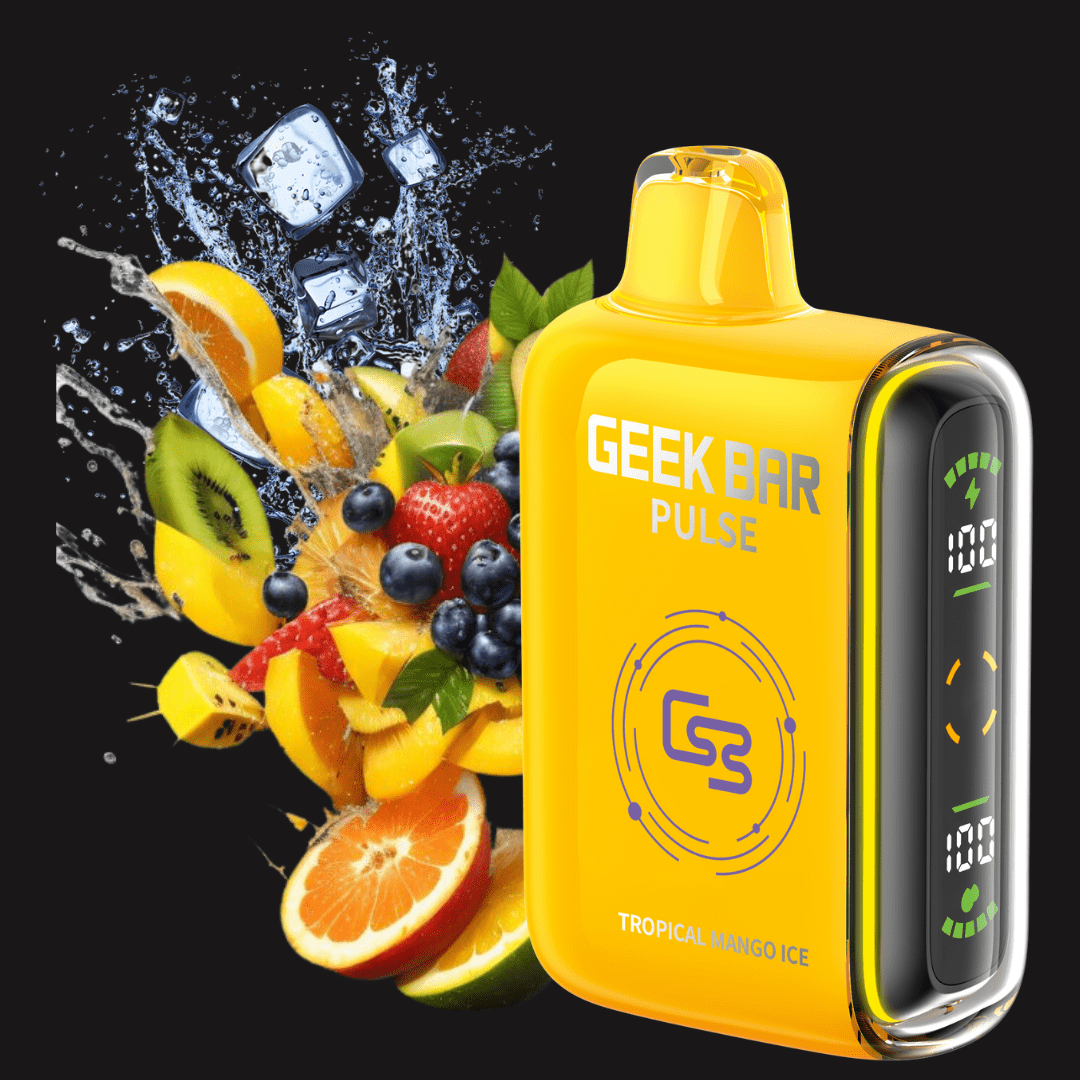 Geek Bar Pulse 9000 Disposable Vape-Tropical Mango Ice 20mg / 9000 Puffs Steinbach Vape SuperStore and Bong Shop Manitoba Canada