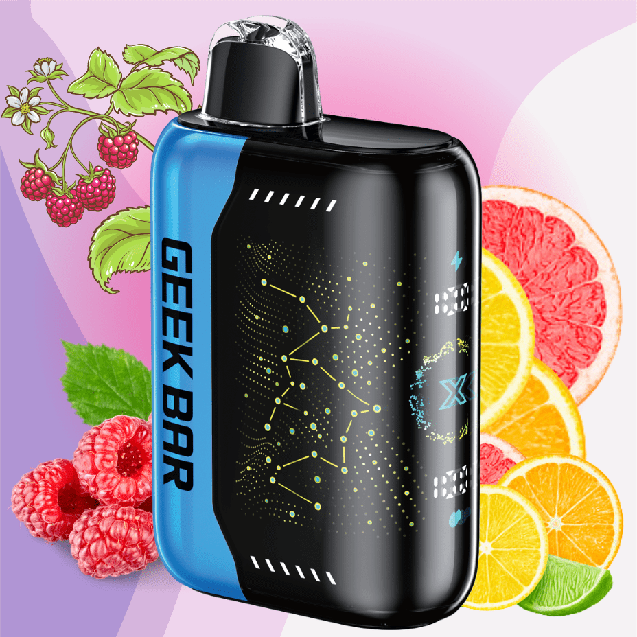 Geek Bar Pulse X 25K Disposable Vape - Raspberry Citrus Ice 25000 Puffs / 20mg Steinbach Vape SuperStore and Bong Shop Manitoba Canada