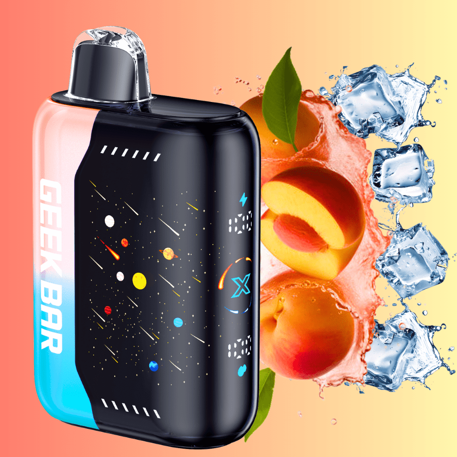 Geek Bar Pulse X 25K Disposable Vape - Sour Peach Ice 25000 Puffs / 20mg Steinbach Vape SuperStore and Bong Shop Manitoba Canada