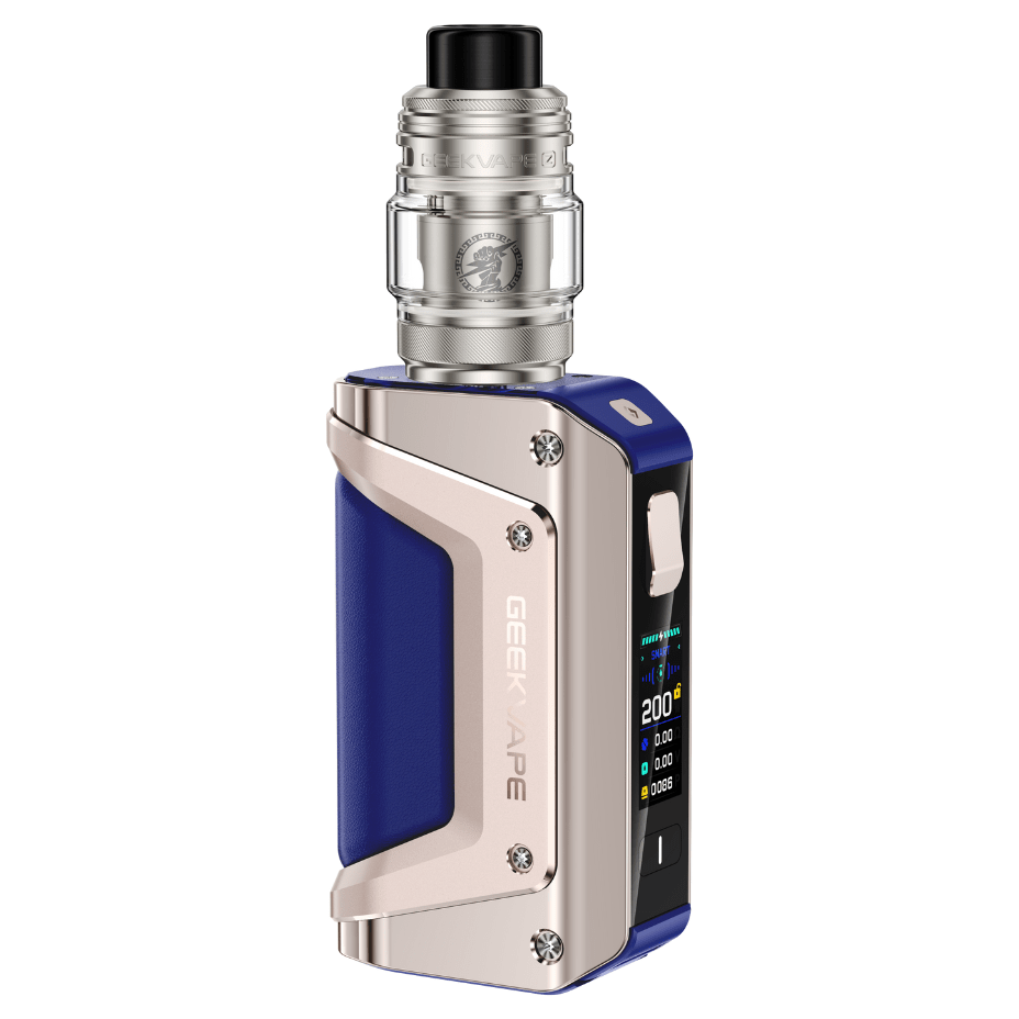 Geekvape Aegis Legend 3 200w Starter Kit Golden Blue Steinbach Vape SuperStore and Bong Shop Manitoba Canada