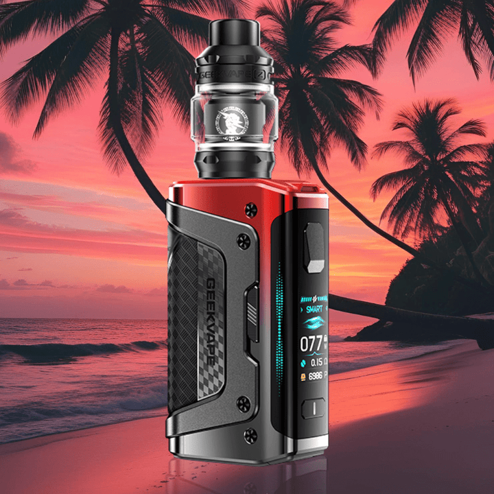 Geekvape Aegis Legend 5 Box Mod Kit-200w Red Steinbach Vape SuperStore and Bong Shop Manitoba Canada