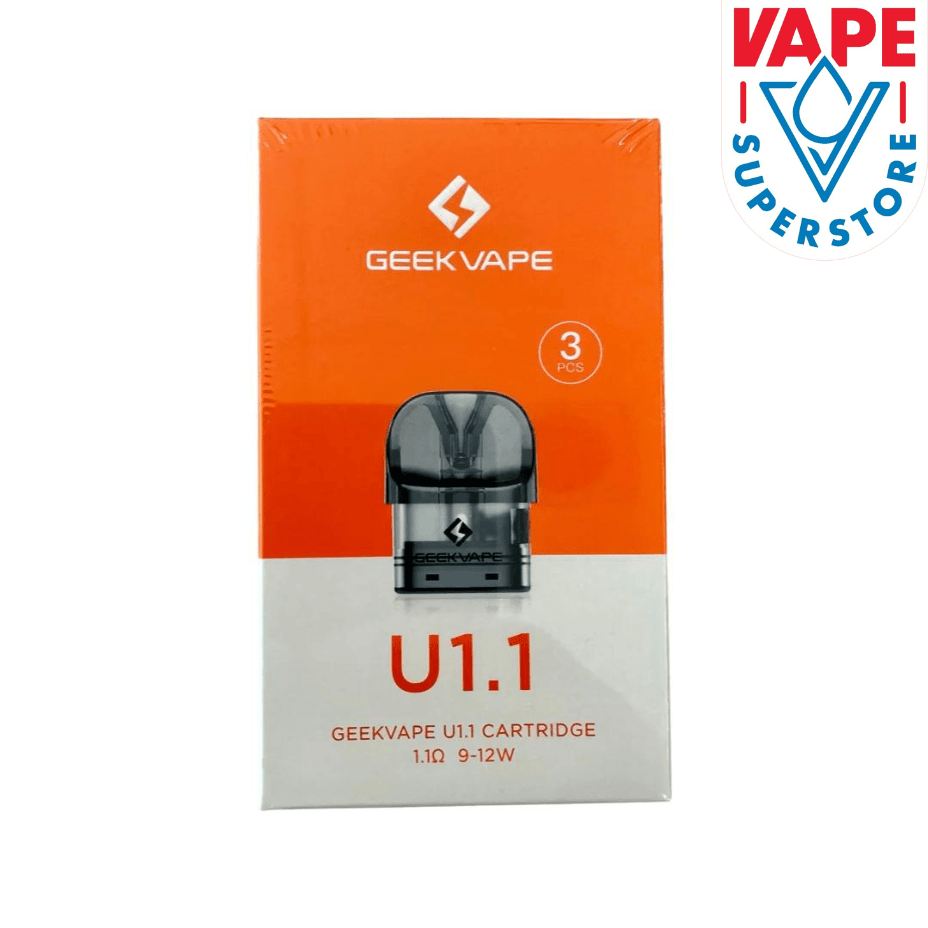 Geekvape U Series Replacement Pods (3/pkg) 1.1ohm Steinbach Vape SuperStore and Bong Shop Manitoba Canada