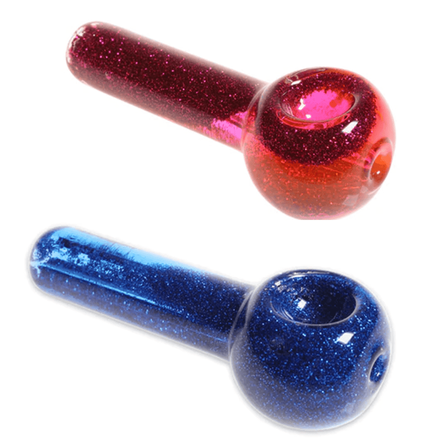 Glycerin Coloured Glass Pipe-5" Steinbach Vape SuperStore and Bong Shop Manitoba Canada