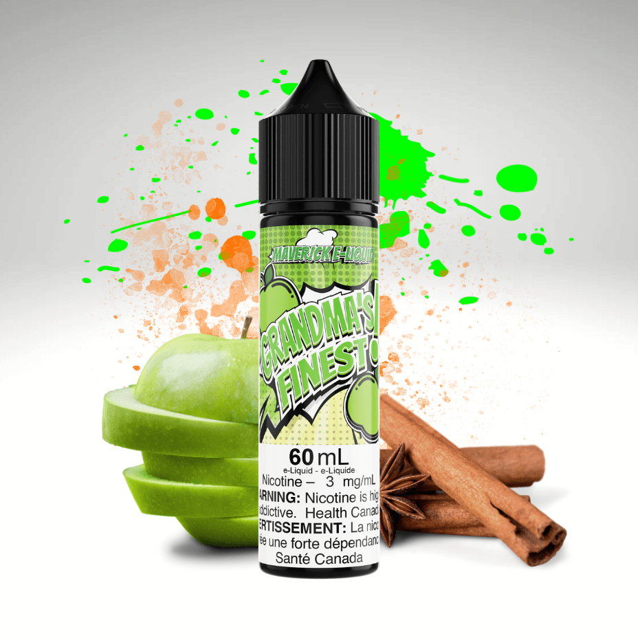 Grandmas Finest by Maverick E-Liquid 60ml / 3mg Steinbach Vape SuperStore and Bong Shop Manitoba Canada