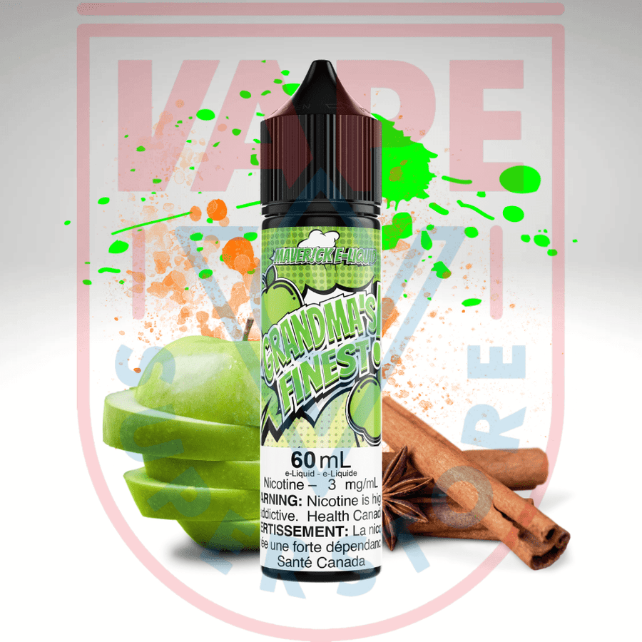 Grandmas Finest by Maverick E-Liquid Steinbach Vape SuperStore and Bong Shop Manitoba Canada