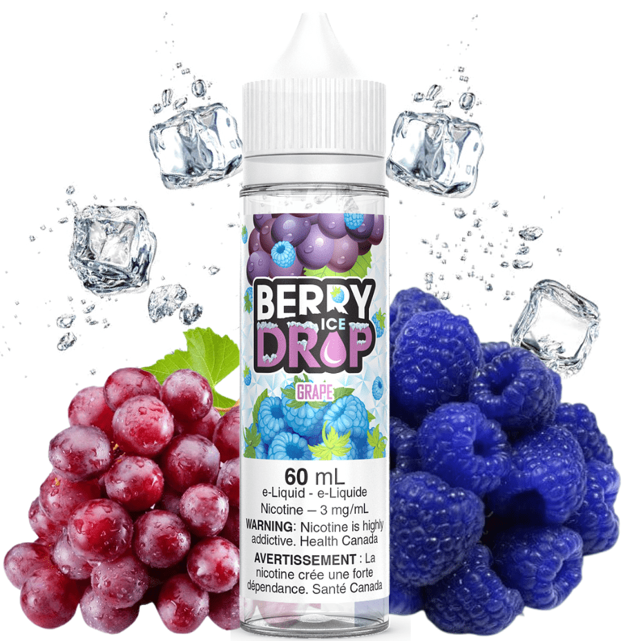 Grape Ice by Berry Drop E-Liquid 60mL / 3mg Steinbach Vape SuperStore and Bong Shop Manitoba Canada