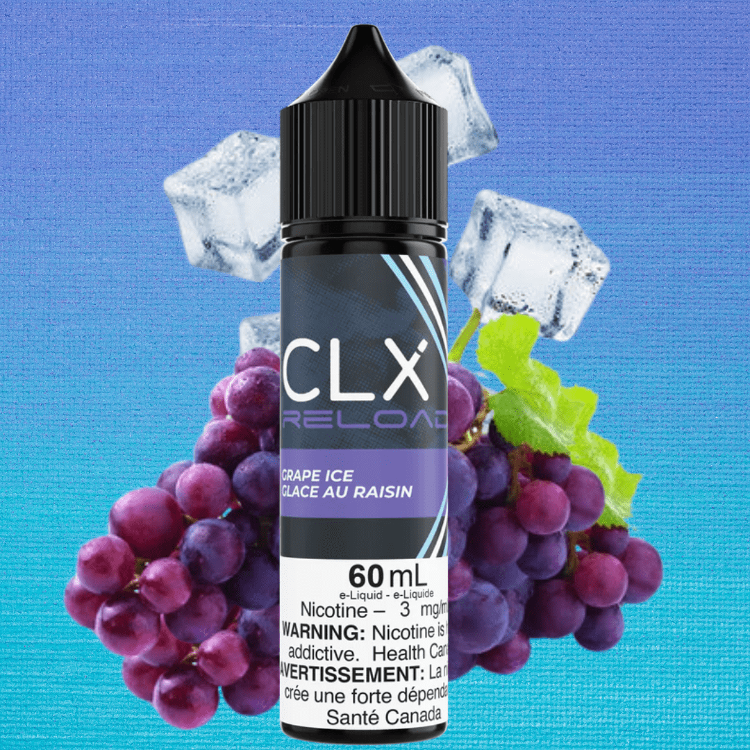 Grape Ice by CLX Reload E-liquid Steinbach Vape SuperStore and Bong Shop Manitoba Canada