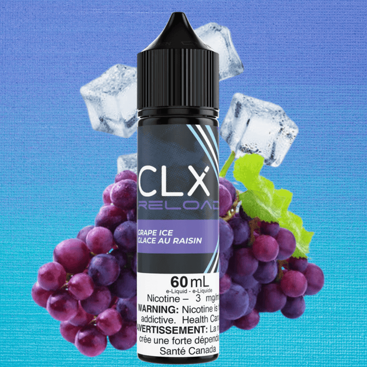 Grape Ice by CLX Reload E-liquid Steinbach Vape SuperStore and Bong Shop Manitoba Canada