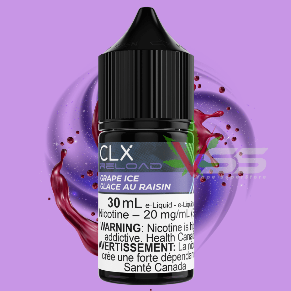 Grape Ice Salt by CLX Reload E-Liquid Steinbach Vape SuperStore and Bong Shop Manitoba Canada