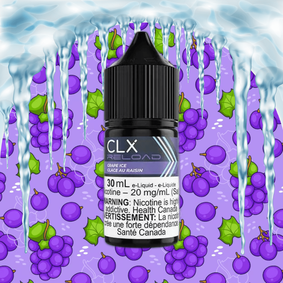 Grape Ice Salt by CLX Reload E-Liquid Steinbach Vape SuperStore and Bong Shop Manitoba Canada