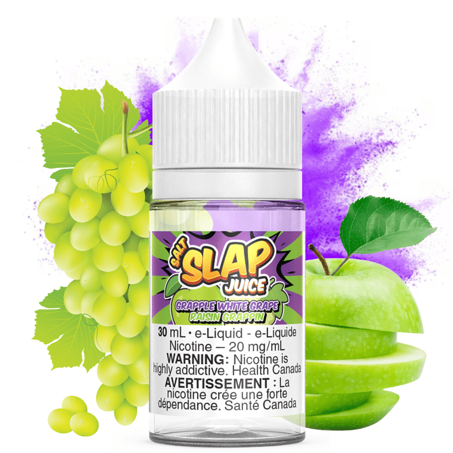 Grapple White Grape Salt by Slap Juice 30ml / 12mg Steinbach Vape SuperStore and Bong Shop Manitoba Canada