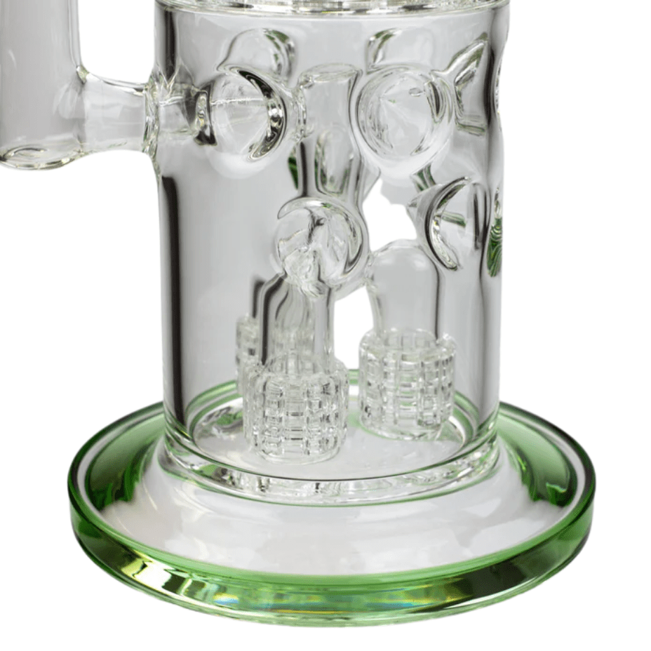H2O Glass Bong w/triple mini Showerhead & Triple Matrix-19" Steinbach Vape SuperStore and Bong Shop Manitoba Canada
