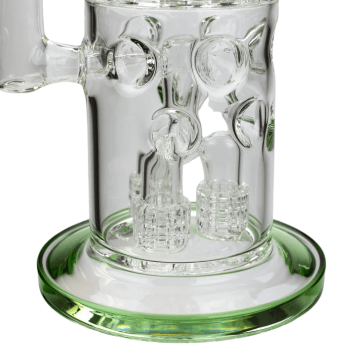 H2O Glass Bong w/triple mini Showerhead & Triple Matrix-19" Steinbach Vape SuperStore and Bong Shop Manitoba Canada