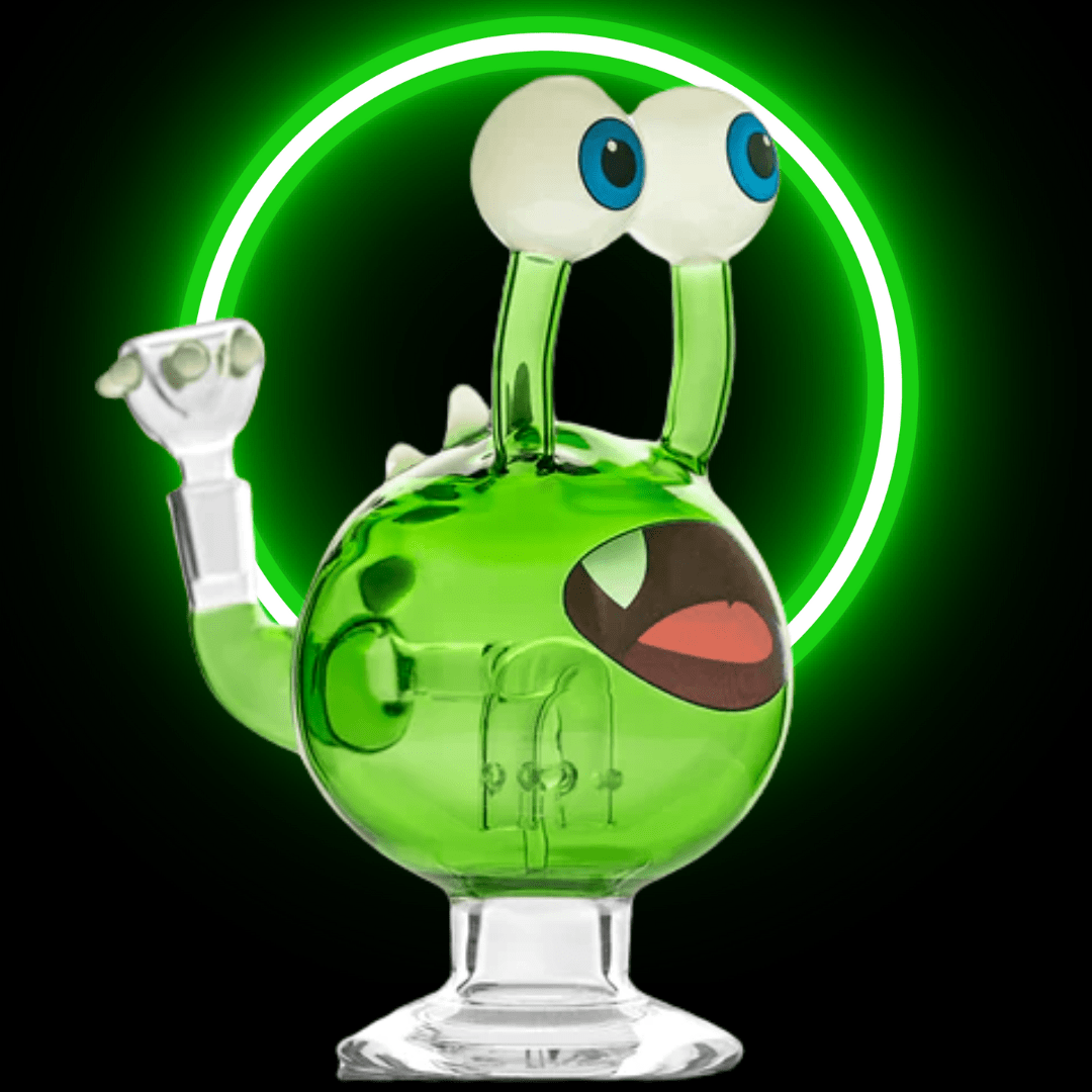 Hemper Tech Globgoblin Monster Bong-8.5" 8.5" / green Steinbach Vape SuperStore and Bong Shop Manitoba Canada