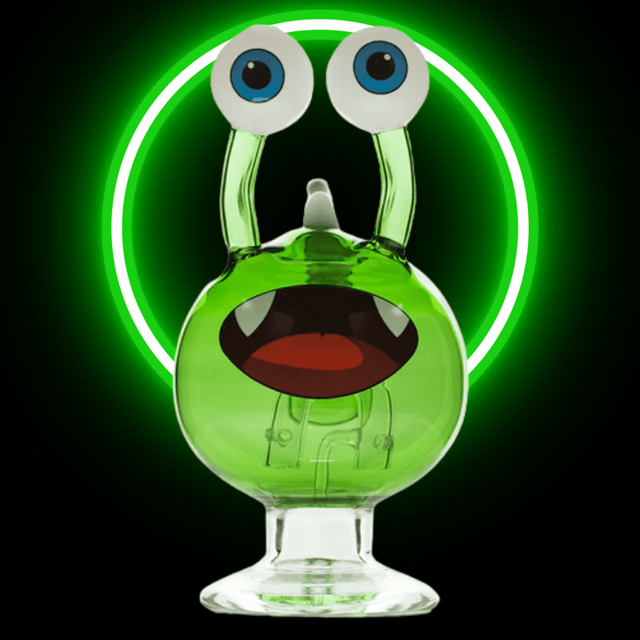 Hemper Tech Globgoblin Monster Bong-8.5" 8.5" / green Steinbach Vape SuperStore and Bong Shop Manitoba Canada