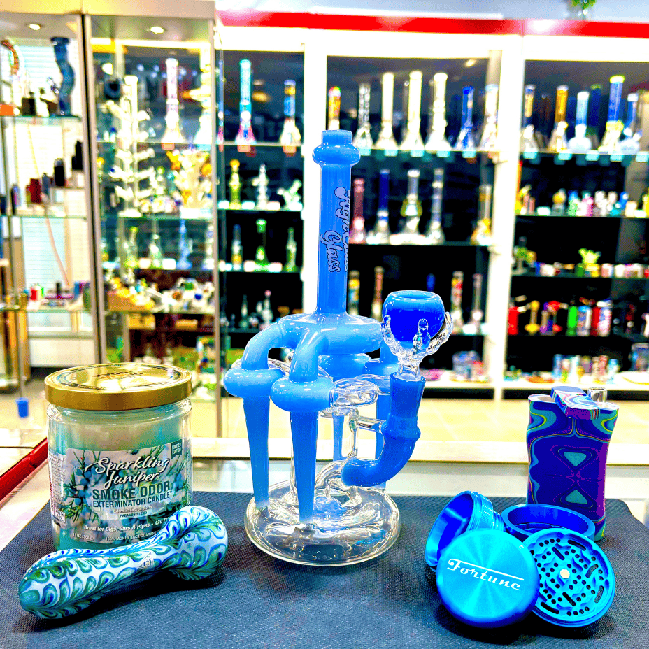 High Class Glass 7mm Quad Recycler 11" Steinbach Vape SuperStore and Bong Shop Manitoba Canada