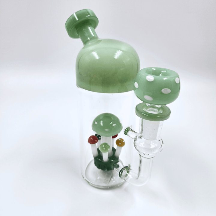 High Class Glass Cylinder Shroomy Bong 7.5" Steinbach Vape SuperStore and Bong Shop Manitoba Canada