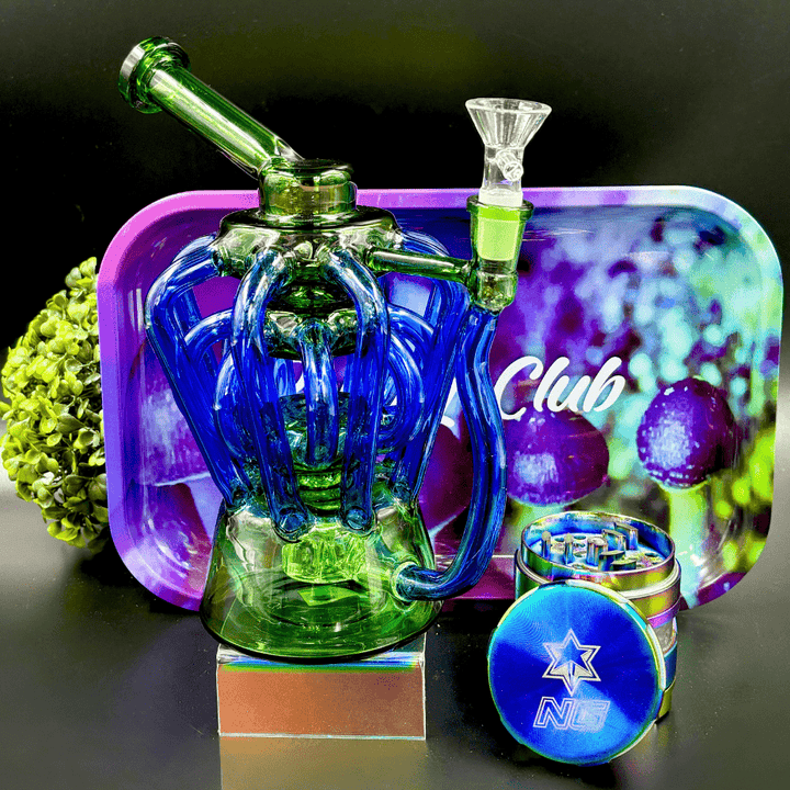 High Class Glass Multiple Arms Rig 11" 11" Steinbach Vape SuperStore and Bong Shop Manitoba Canada