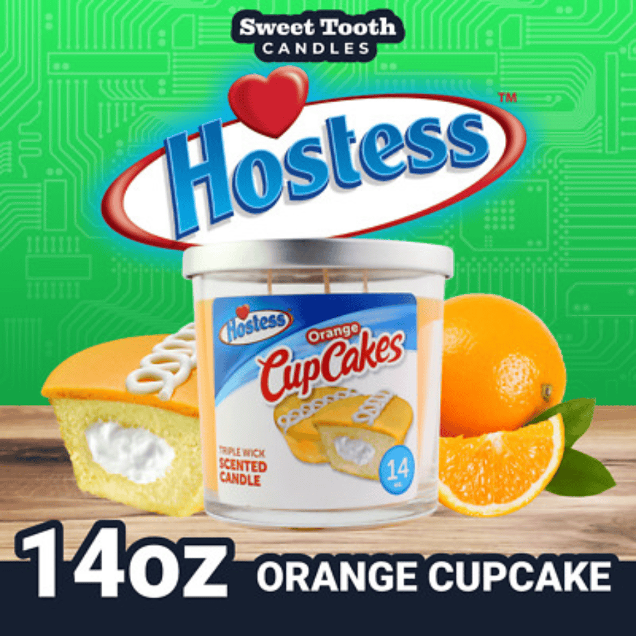 Hostess Sweet Tooth Scented Candles-14oz Orange Cupcakes Steinbach Vape SuperStore and Bong Shop Manitoba Canada