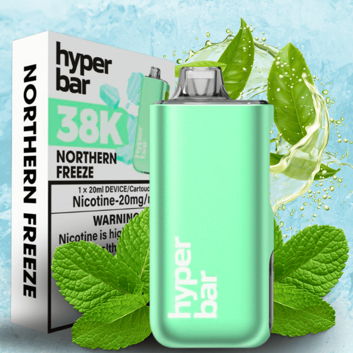 Hyper Bar BE38000 Disposable Vape-Northern Freeze 38000 Puffs / 20mg Steinbach Vape SuperStore and Bong Shop Manitoba Canada