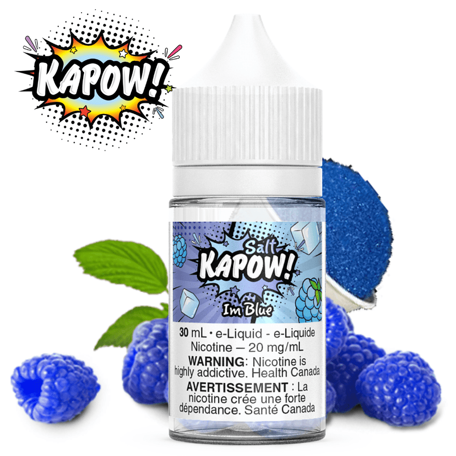 Im Blue Salt by Kapow E-liquid 30ml / 12mg Steinbach Vape SuperStore and Bong Shop Manitoba Canada