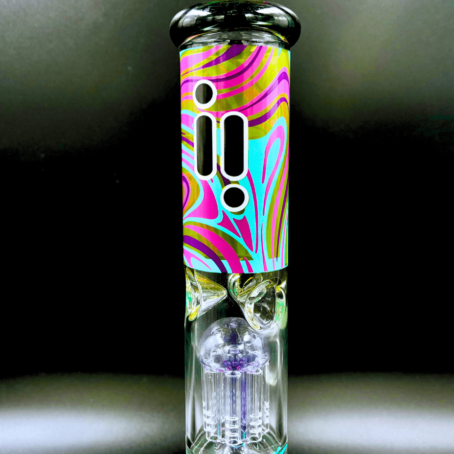 Infyniti Untamed 7mm Jellyfish Beaker w/ Tree Perc 14" Steinbach Vape SuperStore and Bong Shop Manitoba Canada