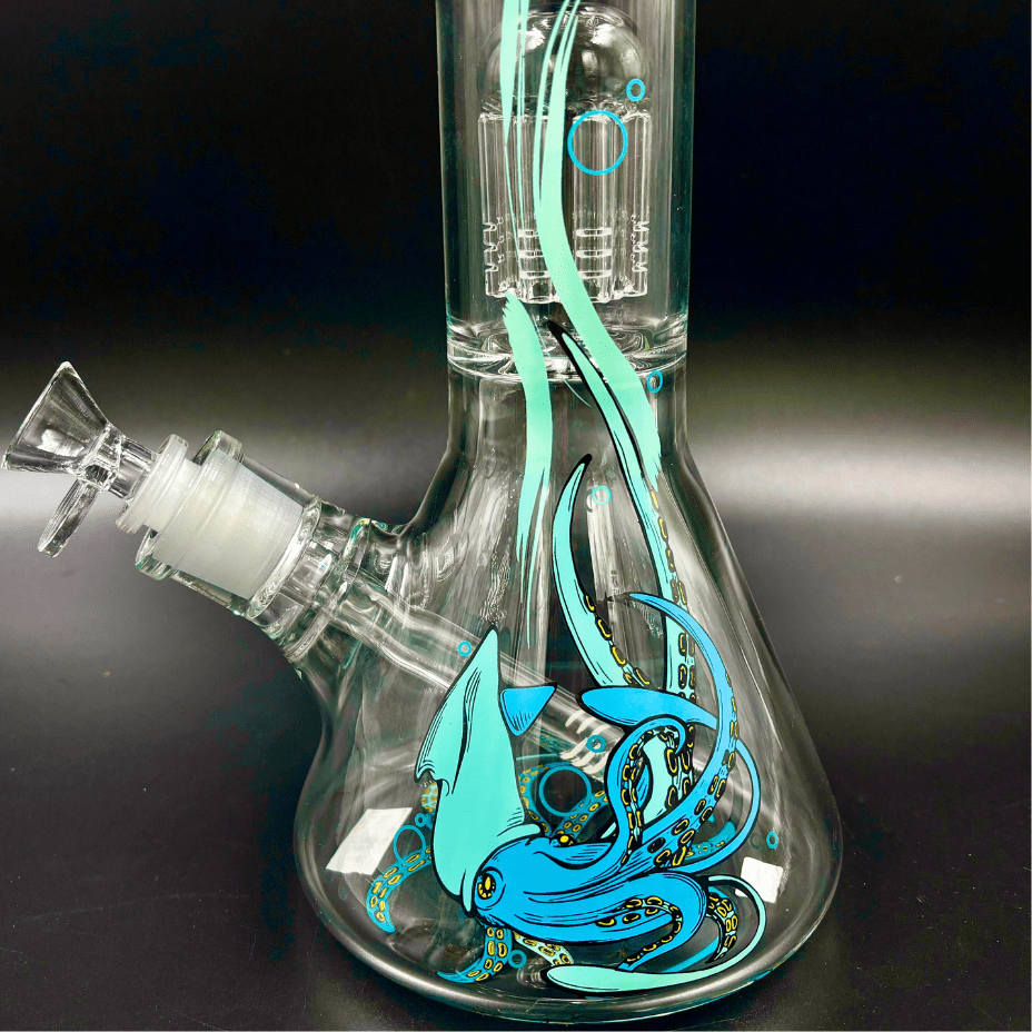 Infyniti Untamed 7mm Squid Beaker w/ Tree Perc  14" Steinbach Vape SuperStore and Bong Shop Manitoba Canada