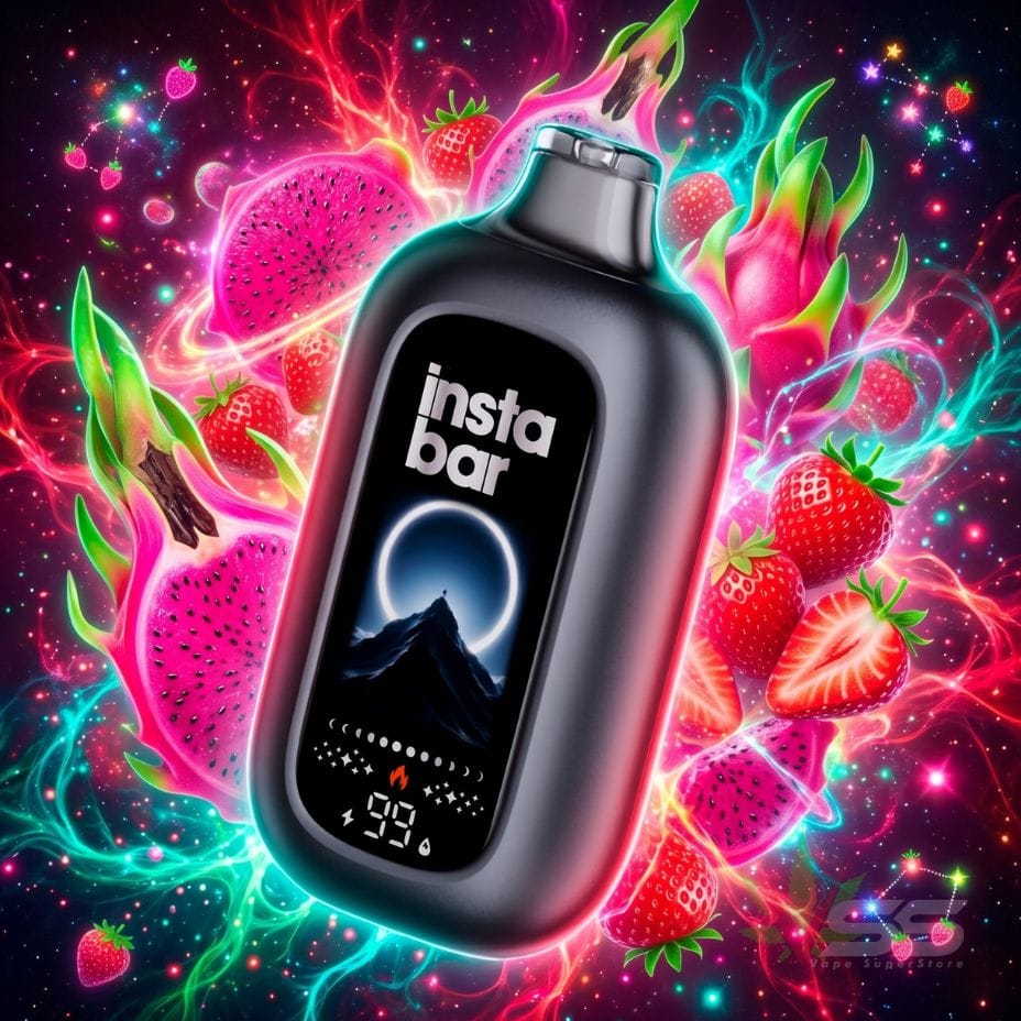 Insta Bar 120K Disposable Vape - Dragonfruit Strawberry 120000 / 20mg Steinbach Vape SuperStore and Bong Shop Manitoba Canada